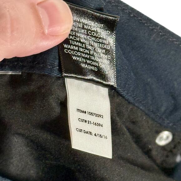 RUDE Hot Topic NWT Men's 38 Dark Navy Blue Skinny Chino Pants Light Stretch - Picture 7 of 11